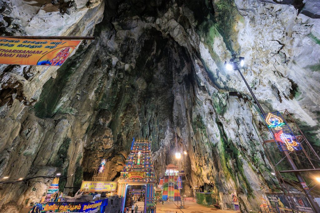 Inside Batu Caves